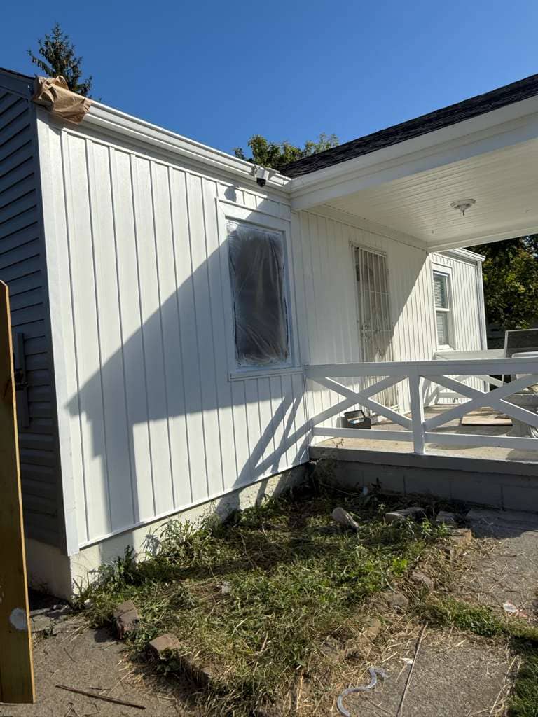 Front Porch Renovation & Exterior Cladding