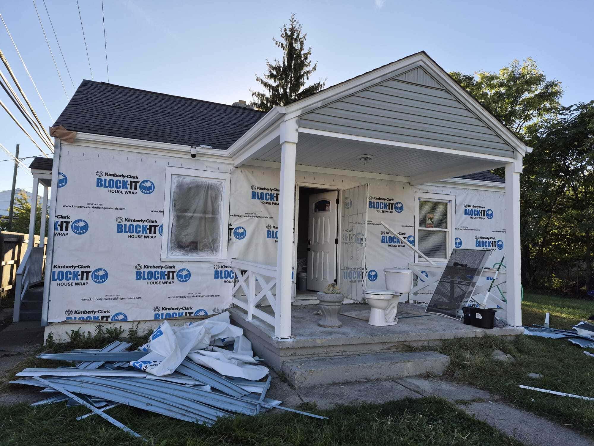 Weatherproof House Wrap & Siding Replacement
